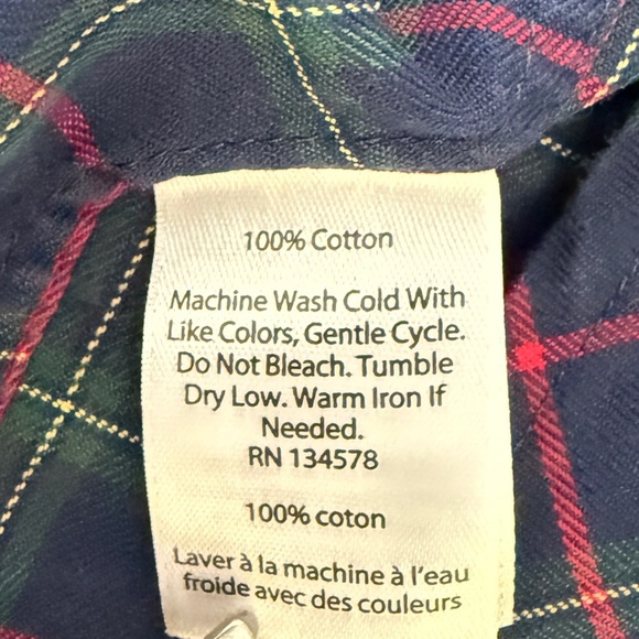 Vineyard Vines Classic Fit Murray Shirt - Men’s Medium - Plaid Button-Down - Picture 11 of 12